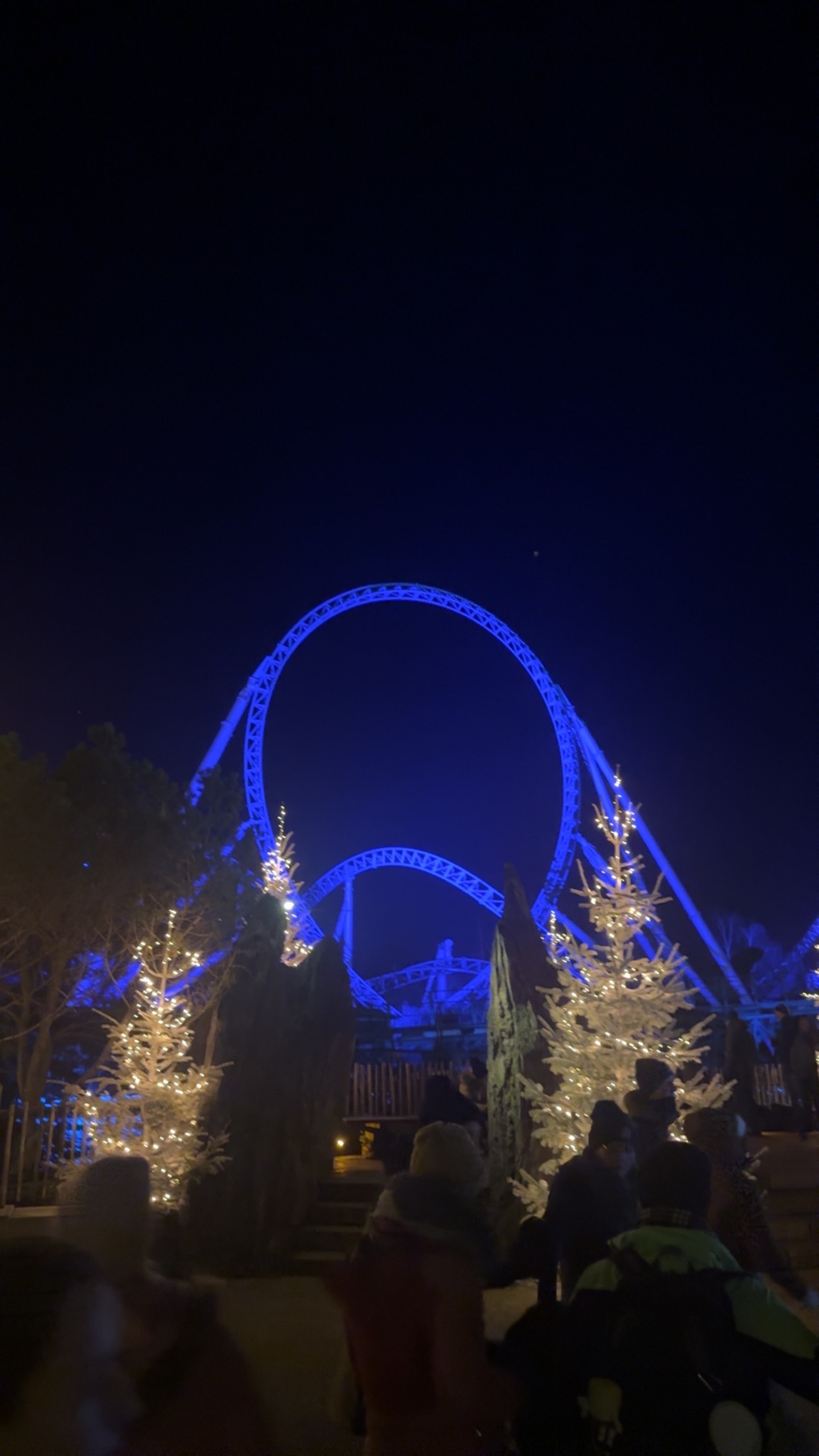 blue fire Megacoaster